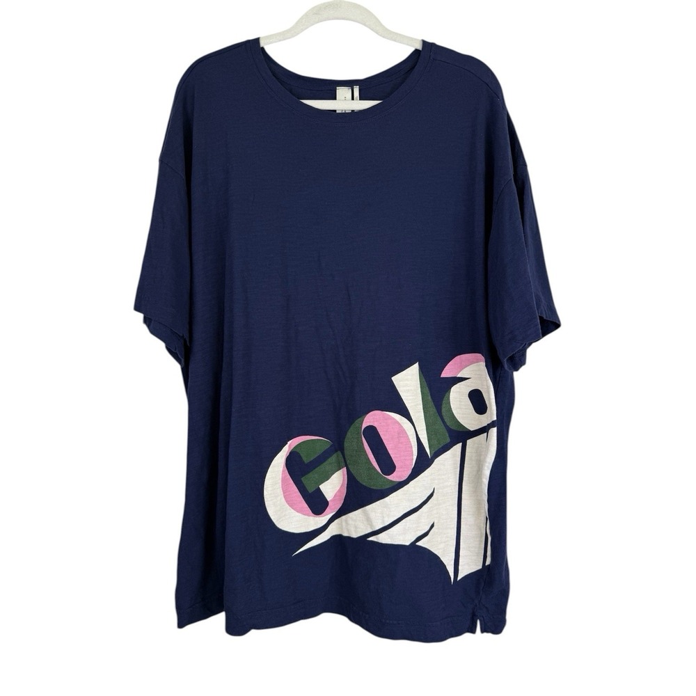 Anthropologie Gola x Anthropologie Navy Oversized‎ Boyfriend Tee Women's Size L